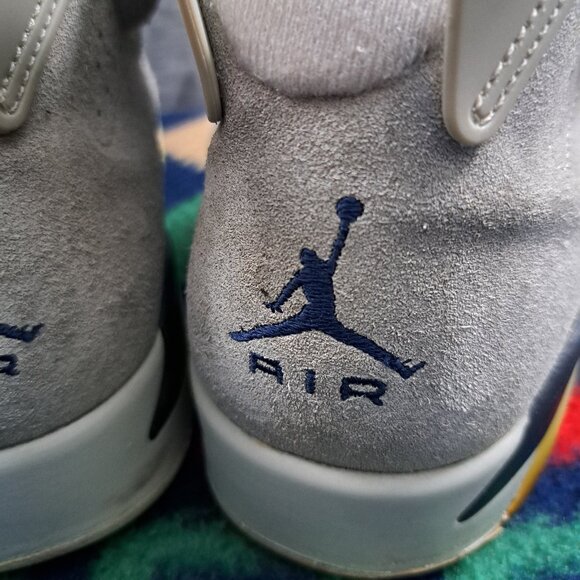 %Nike Air Jordan 6 Retro Georgetown Men\'s Size 10.5 OG Gray AJ19